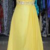 yellow formal gowns