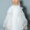 fluffy reasonable wedding gown