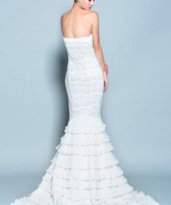 bridal gowns with tiered skirts