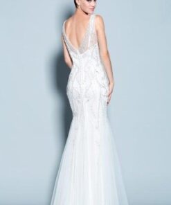 Back of Swarovski Crystal Bridal Gowns