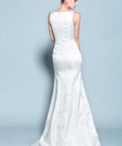 plain white wedding gowns