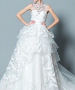 Couture Bridal Gowns with Tiered Skirts