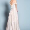 back of off the shoulder bridal gowns