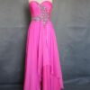 Strapless Pink Plus Size Pageant Dresses