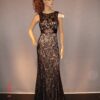 black lace dress for mother of bride