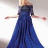 blue mother of bride dresses