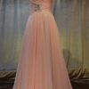 pastel colored plus size chiffon evening gowns