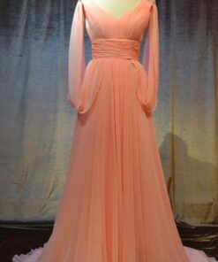 chiffon evening gowns