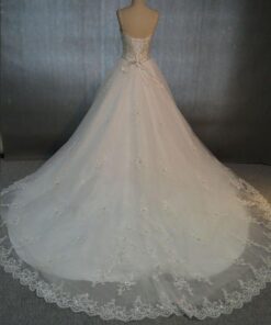 bridal gowns with chapel train