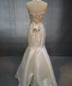 fish style wedding gown