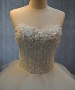 Corset Bodice Organza Wedding Gowns