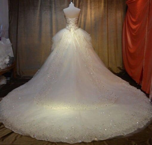 wedding gowns with long trains