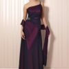 purple designer formal dresses