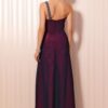 wine colour wedding dress