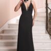 black designer special occasion dresses