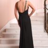 black straps evening dresses