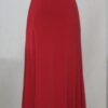 red scoop neck formal dresses