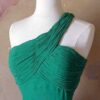 Ruched Evening Wear in Green