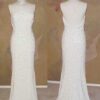 backless white pageant dresses