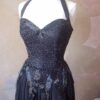 Black Halter Mother of Bride Dresses