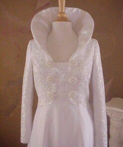 Plus Size Wedding Dresses with Queen Anne Collars