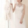 bridal gowns with illusion necklines