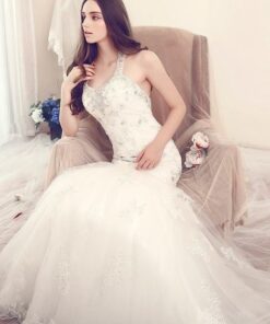 halter bridal gowns
