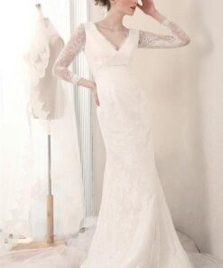 bridal gowns with long sleeves