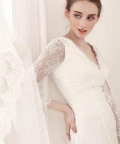 Inexpensive Long Sleeve Wedding Dresses