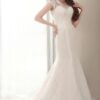 bridal gowns with cap sleeves