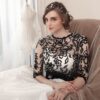 Black and White Mother of Bride Dresses