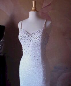 White Pageant Evening Gowns
