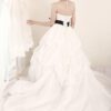 White backless wedding dress from Darius Cordell