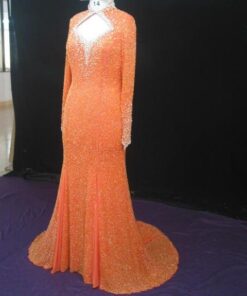 Long Sleeve Pageant Gowns