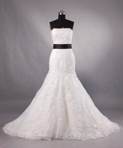 Wedding Dresses with Color Sash