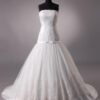 Strapless Dropped Waist Wedding Dresses