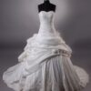 Strapless Wedding Dresses with Pick Up Skirts