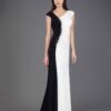 Style J6427 - Black and White Evening Dresses