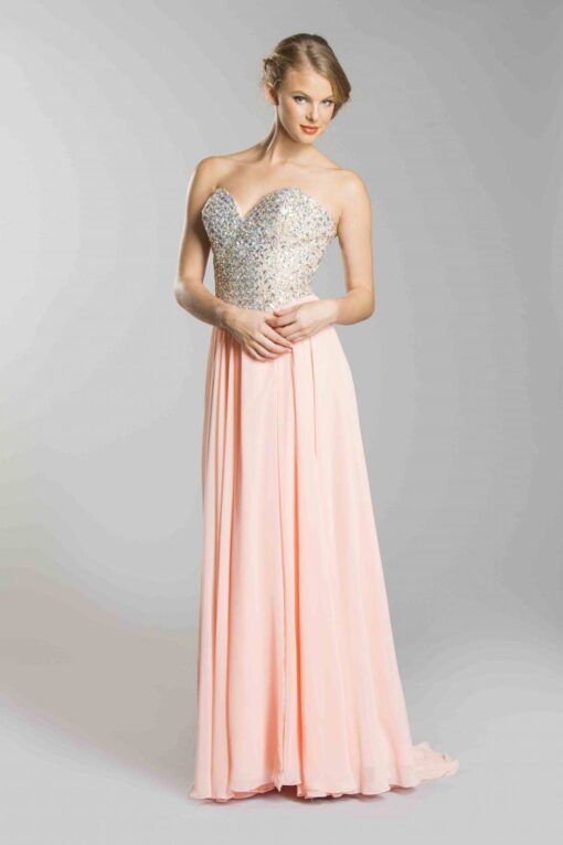 formal evening dresses with swarovski crystals