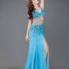 beaded sheer evening gowns for pageant girls