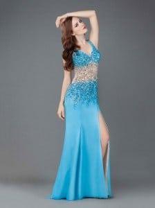 beaded sheer evening gowns for pageant girls