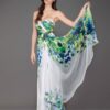 Printed Chiffon Evening Dresses