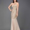 champagne colored formal evening dresses