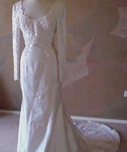 Long Sleeve Wedding Dresses with Lae