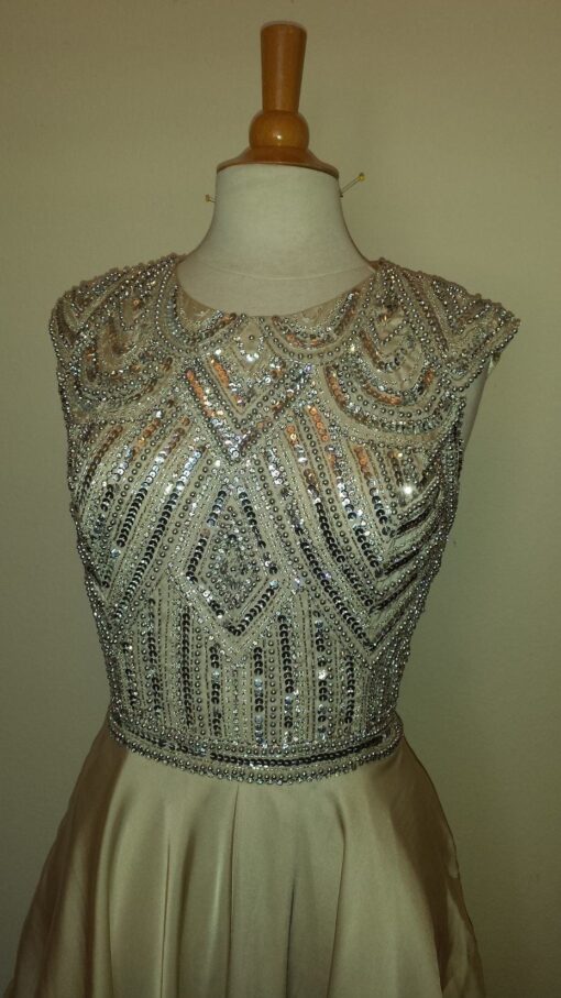 Reproduction of a Naeem Khan Beaded Evening Dresses