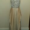 golden colour worked bride dress