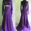 Purple Chiffon Evening dresses