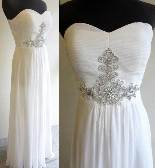 White Formal Evening Wear dresses