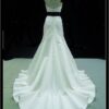 bride dress with back beads