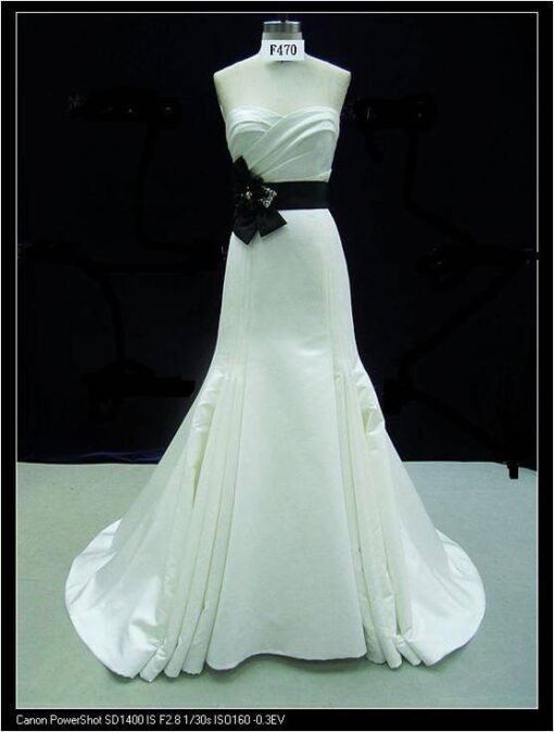 black white bridal gowns